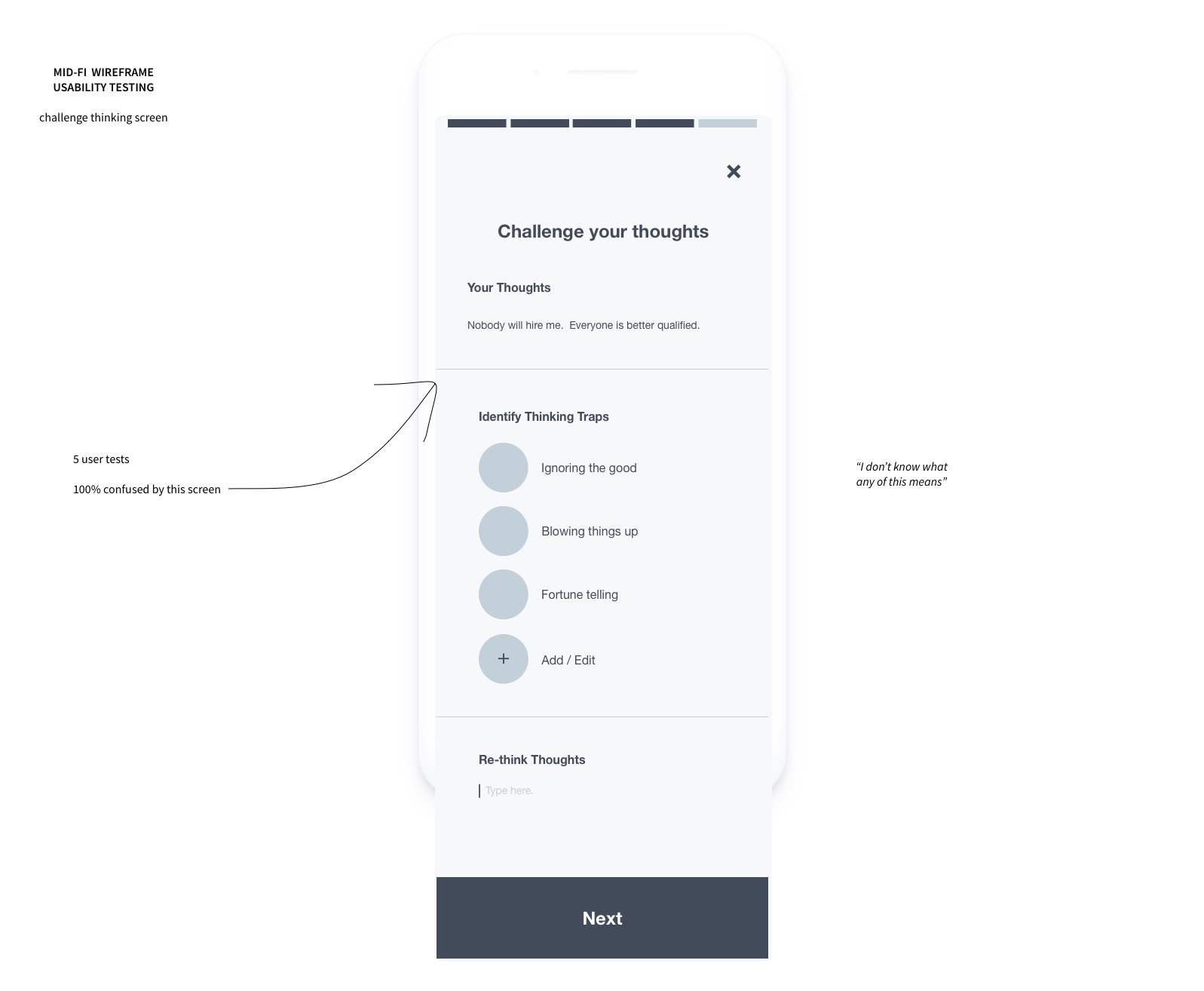 challenge thinking wireframe